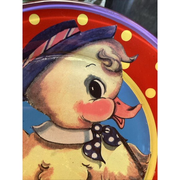 Katherine's Collection Hand Painted Duckling Plates Colorful & Fun Set Of 3 - Picture 14 of 14